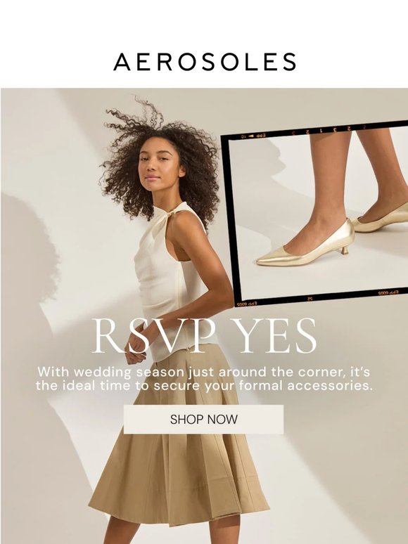 RSVP yes with these shoes
