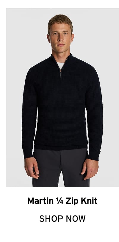 Martin ¼ Zip Knit