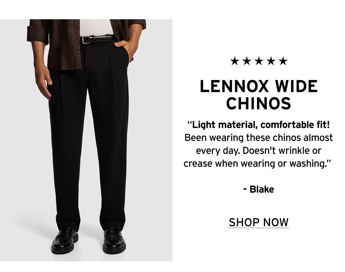 Lennox Wide Chinos 