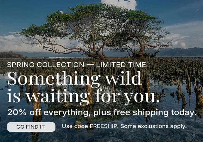 20% Off Sitewide, Plus Free Shipping