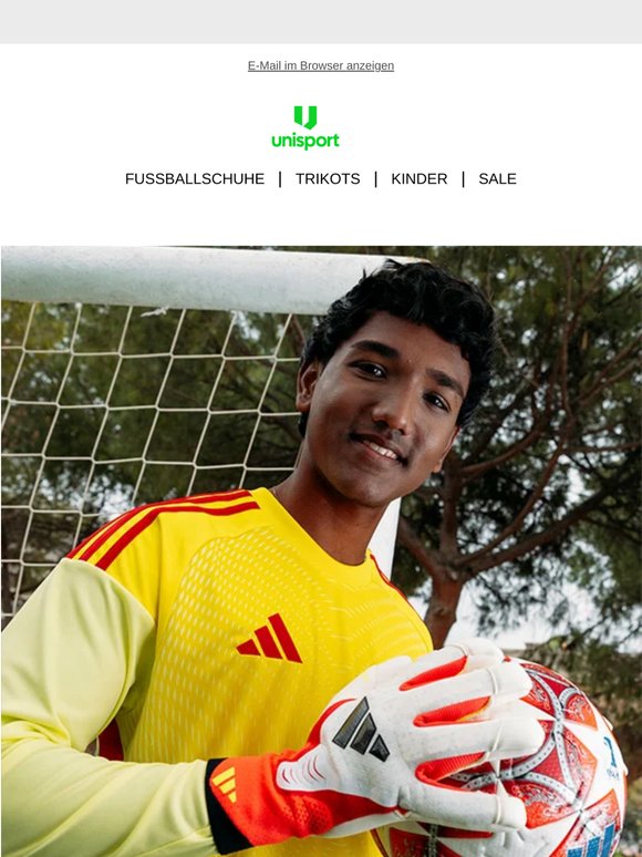 Torwarthandschuhe an. Bereit für das Spiel 🧤⚽