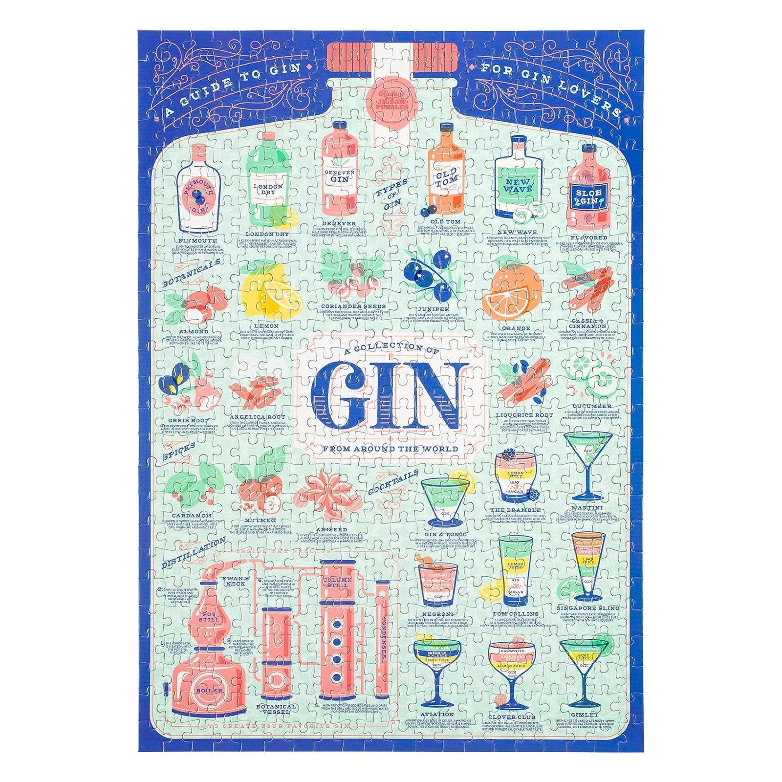 Image of Gin Lover's 500 Piece Jigsaw Puzzle