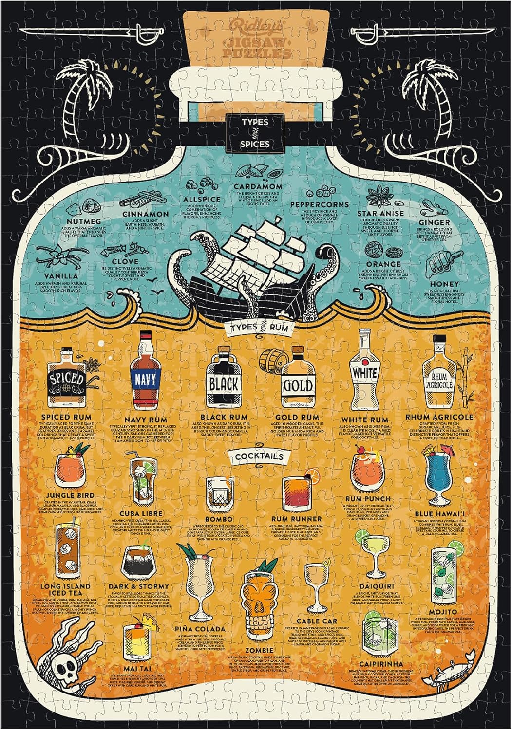 Image of Rum Lover's 500 Piece Jigsaw Puzzle