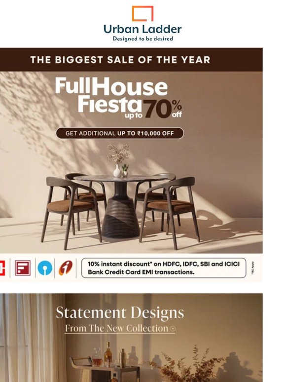 Up to 70% off awaits at the Full House Fiesta 🚨