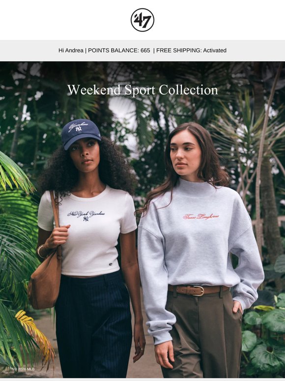 Just Restocked: Weekend Sport Collection