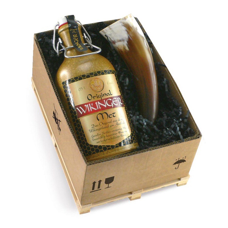 Image of Geschenkbox Wikinger mit echtem Füllhorn