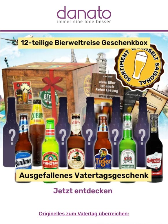 Der perfekte Vatertags-Geschenkideen-Guide - mit unserer Bier Weltreise!🍻