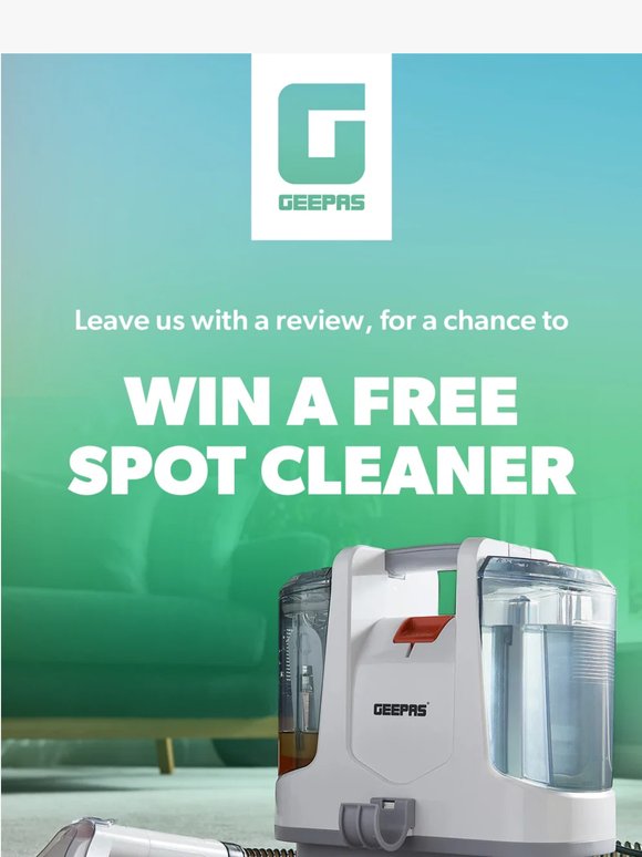 Your Chance to Win A FREE Spot Cleaner 🔥