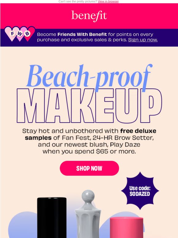 3 deluxe samples? Beach, please 🏖️