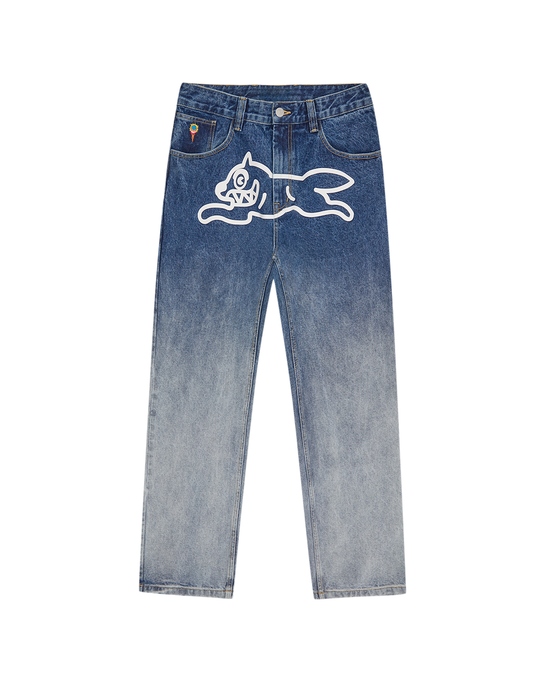 Faded Double Scoop jeans