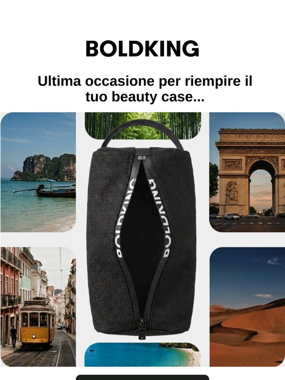 🚨 Solo per oggi: ricevi un beauty case in omaggio!