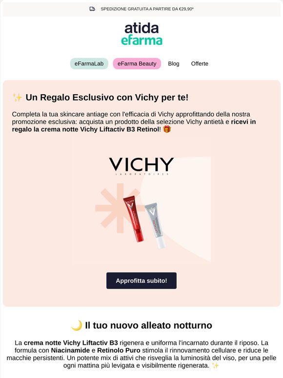 🎁 Ricevi un Regalo Esclusivo con Vichy!