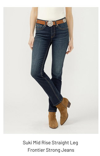 Suki Mid Rise Straight Leg Frontier Strong Jeans