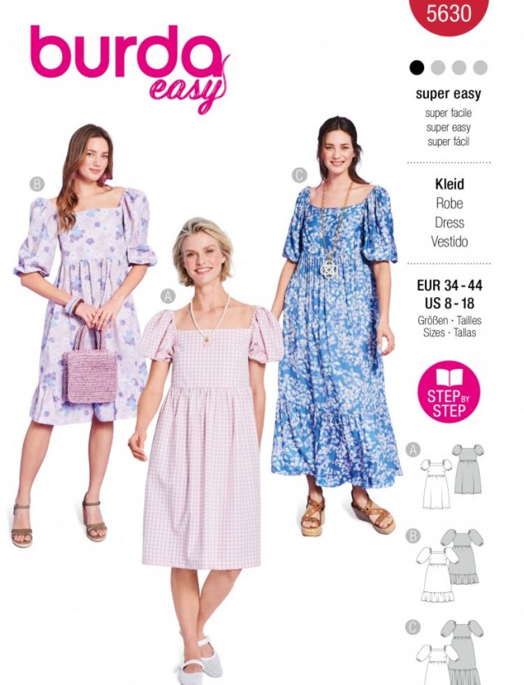 Burda Paper Sewing Pattern 5630