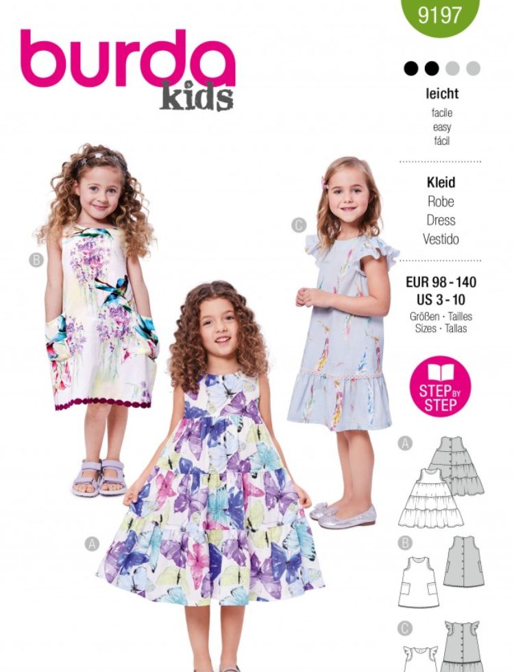 Burda Paper Sewing Pattern 9197