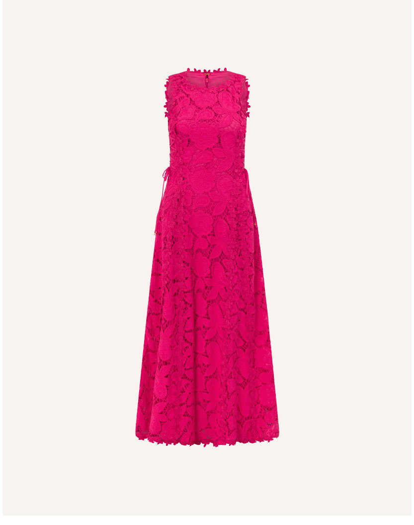 The Alize Dress in Cutwork Fabric.