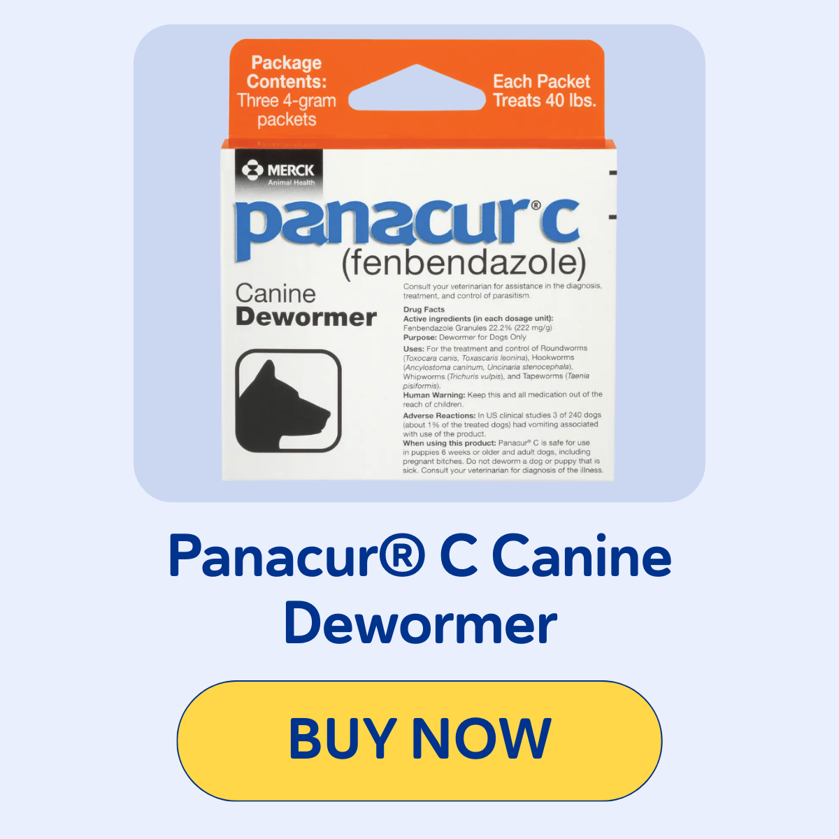 Panacur® C Canine Dewormer