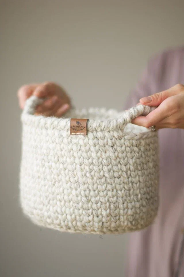 Image of Crochet Kit - Waistcoat Basket