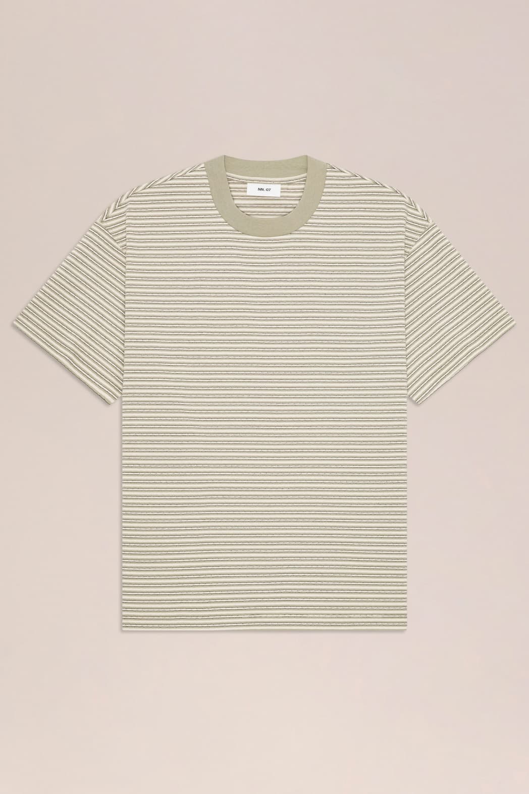 'Lionel' Green Stripe Tee