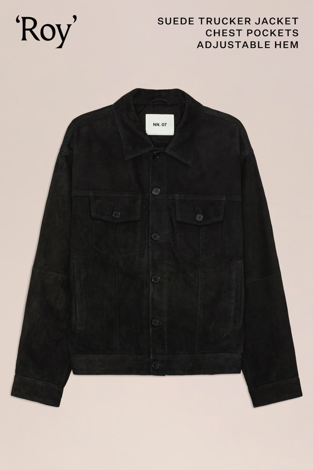 'Roy' Suede Trucker Jacket