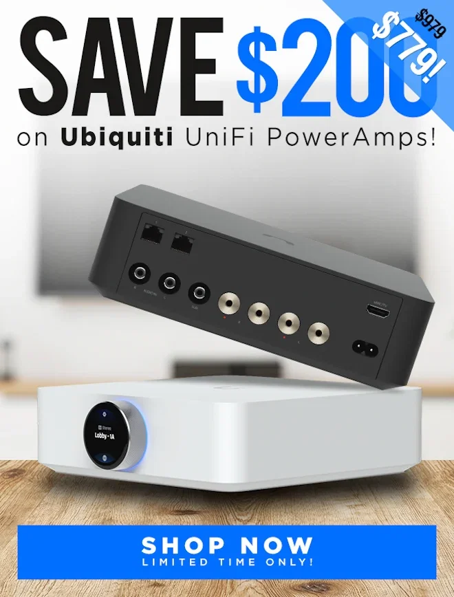 SAVE Ubiquiti UniFi PowerAmps