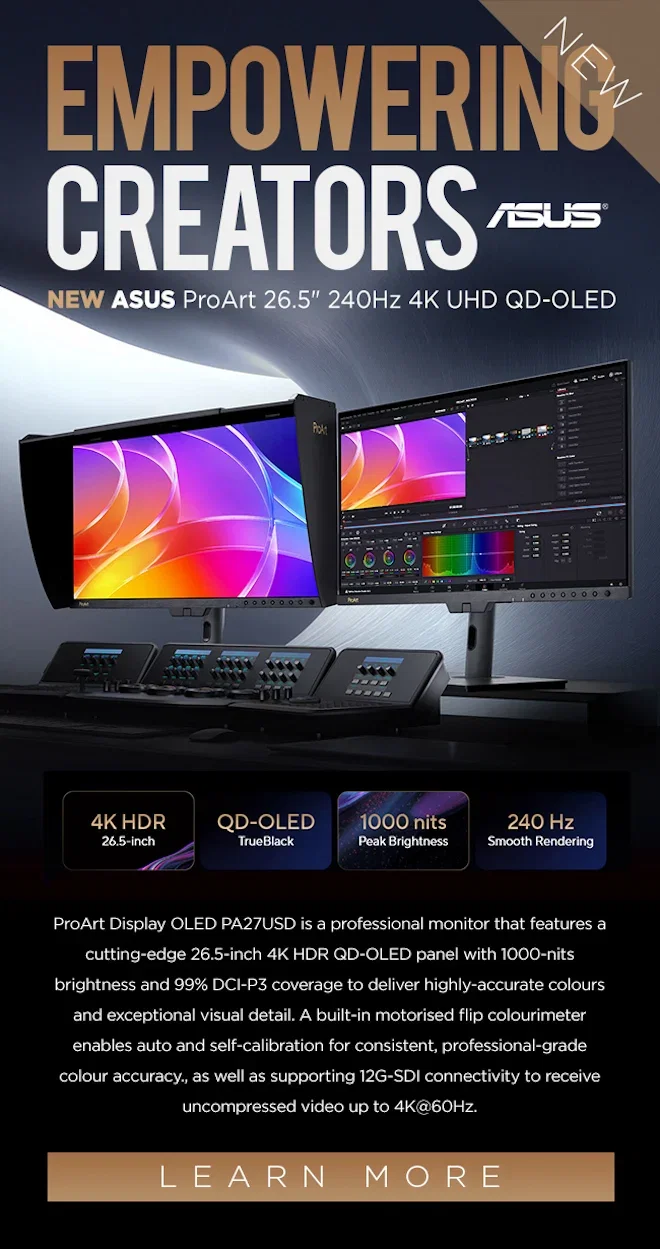 NEW ASUS ProArt Display OLED PA27USD 26.5inch 240Hz 4K UHD QD-OLED Monitor