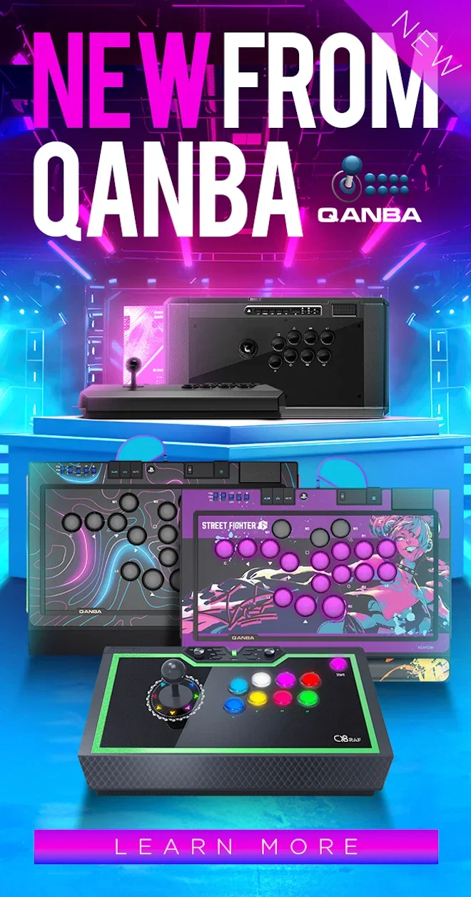 NEW Qanba Gaming Perpherals