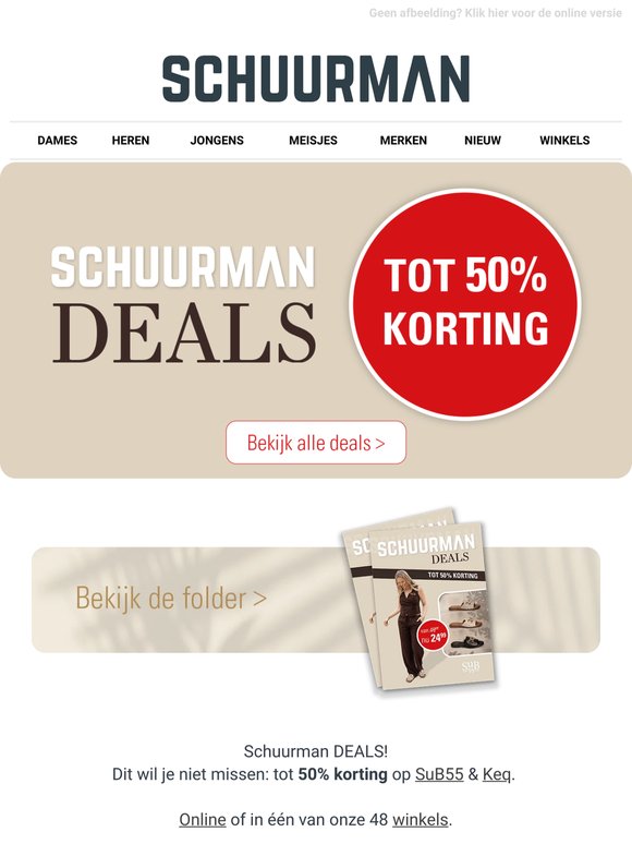 TOT 50% KORTING! 💥