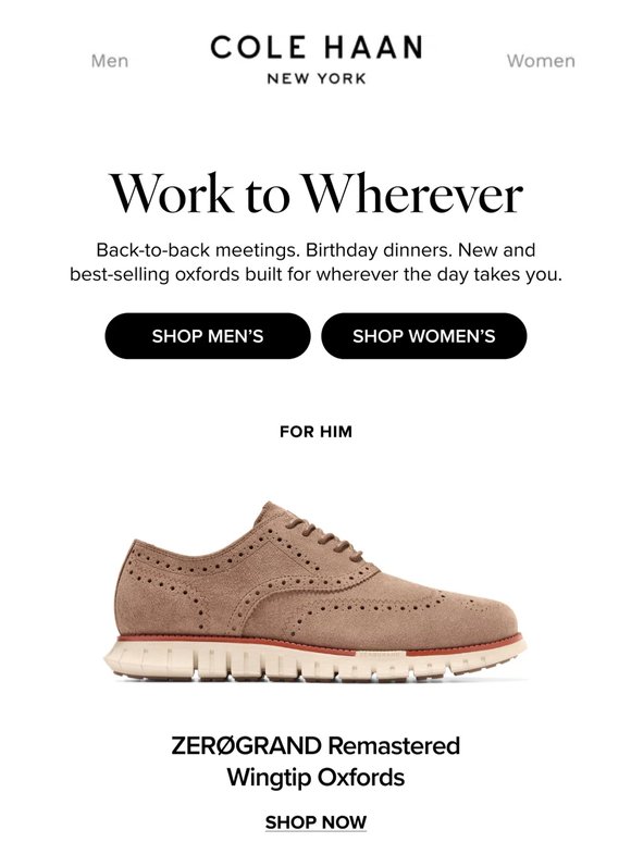 Monday called. So did Saturday: Oxfords that handle it all