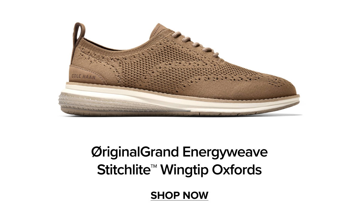 ØriginalGrand Energyweave Stitchlite™ Wingtip Oxfords | SHOP NOW