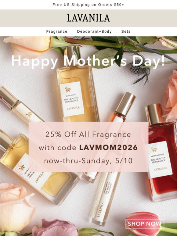25% Off Fragrance Continues!