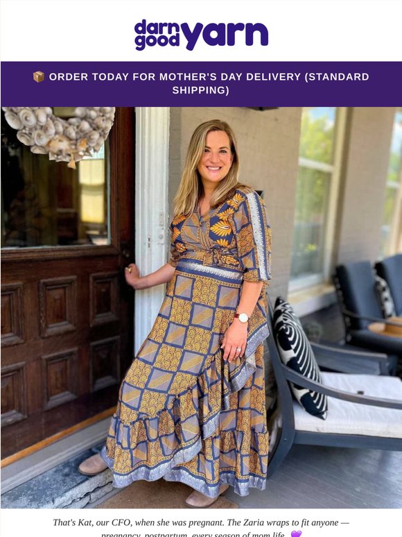 Order today for Mother's Day delivery (yes, today)