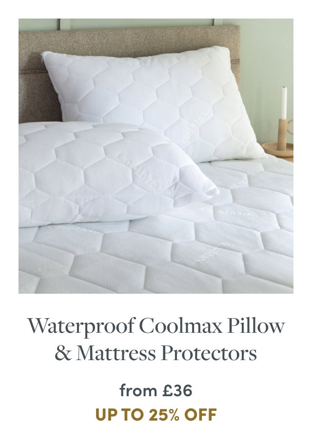 Waterproof Coolmax Pillow and Mattress Protectors