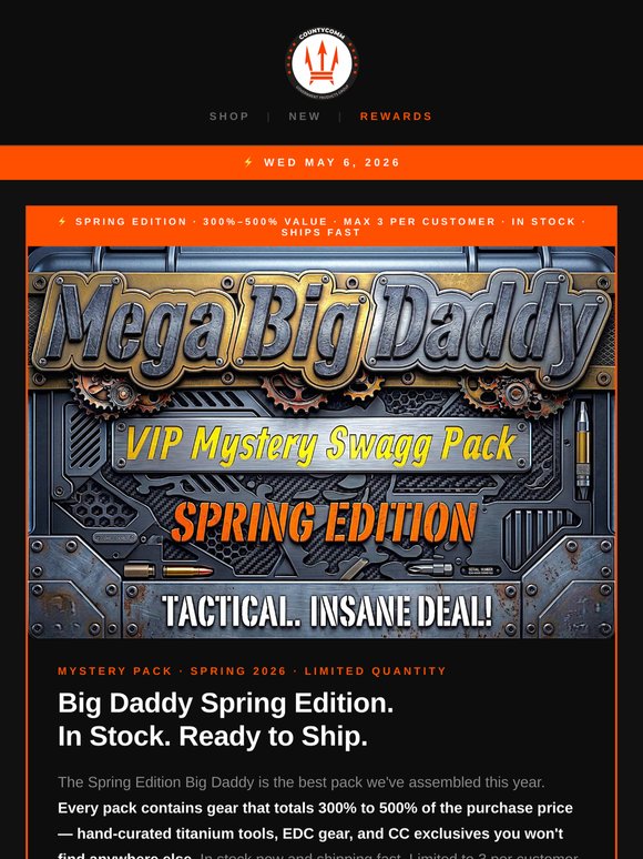 The mystery pack that always sells out. It's back.
