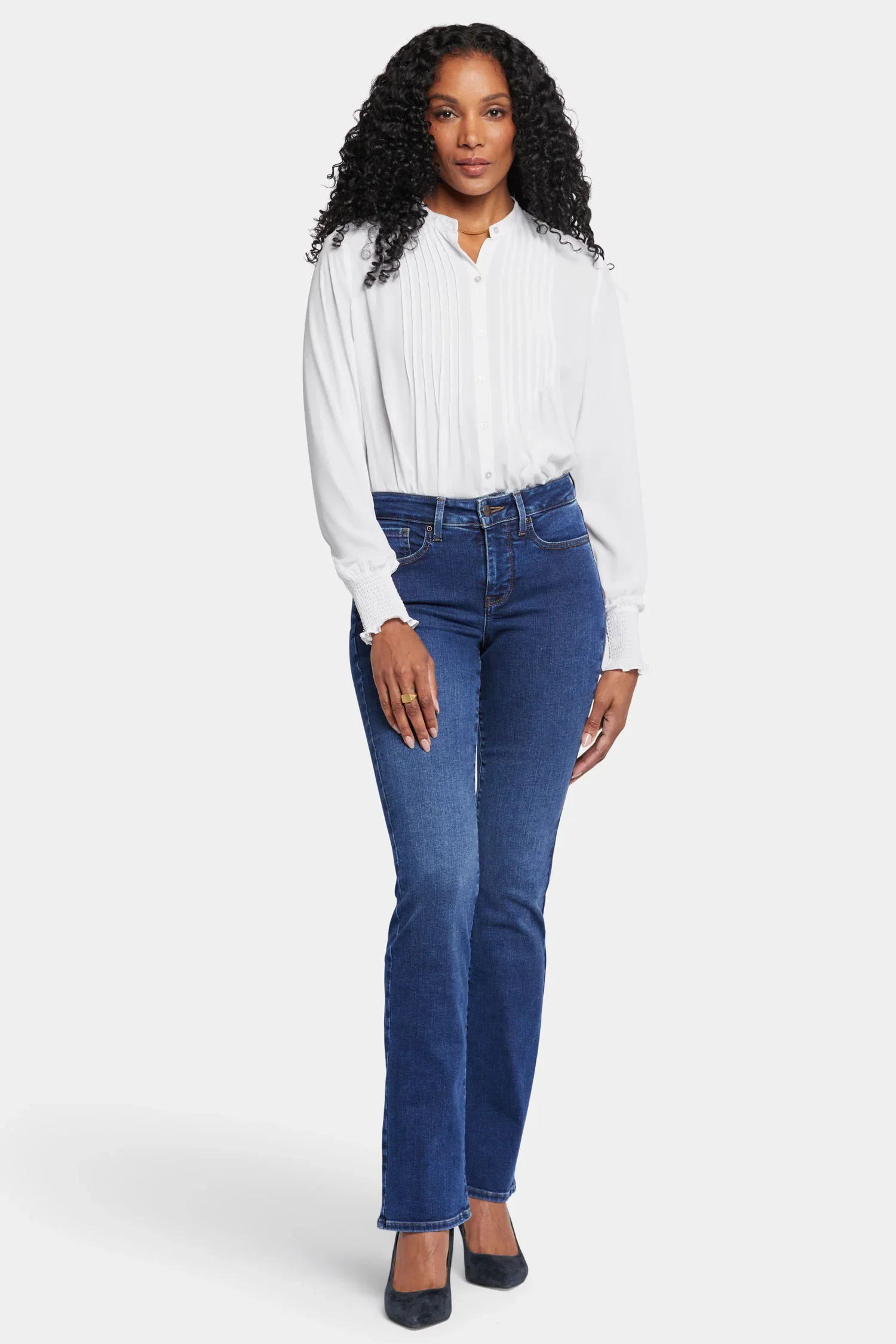 Image of Barbara Bootcut Jeans - Cooper