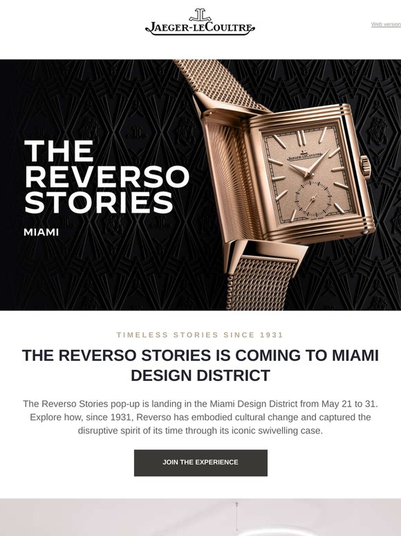 The Reverso Stories pop-up is coming to Miami