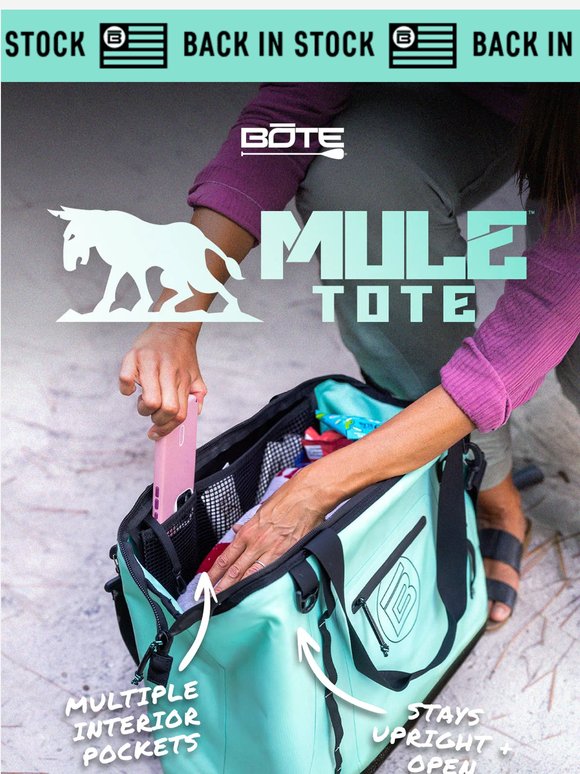 Back in Stock: Mule Tote