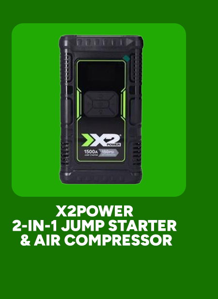 X2Power 2-in-1 Jumper Starteer & Air Compressor