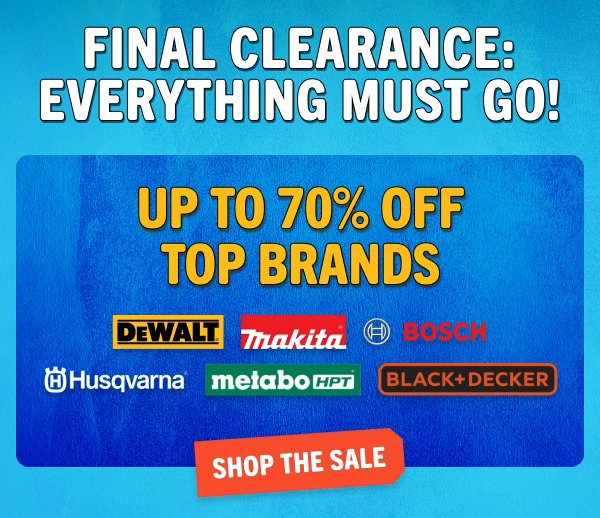 Clearance Blowout