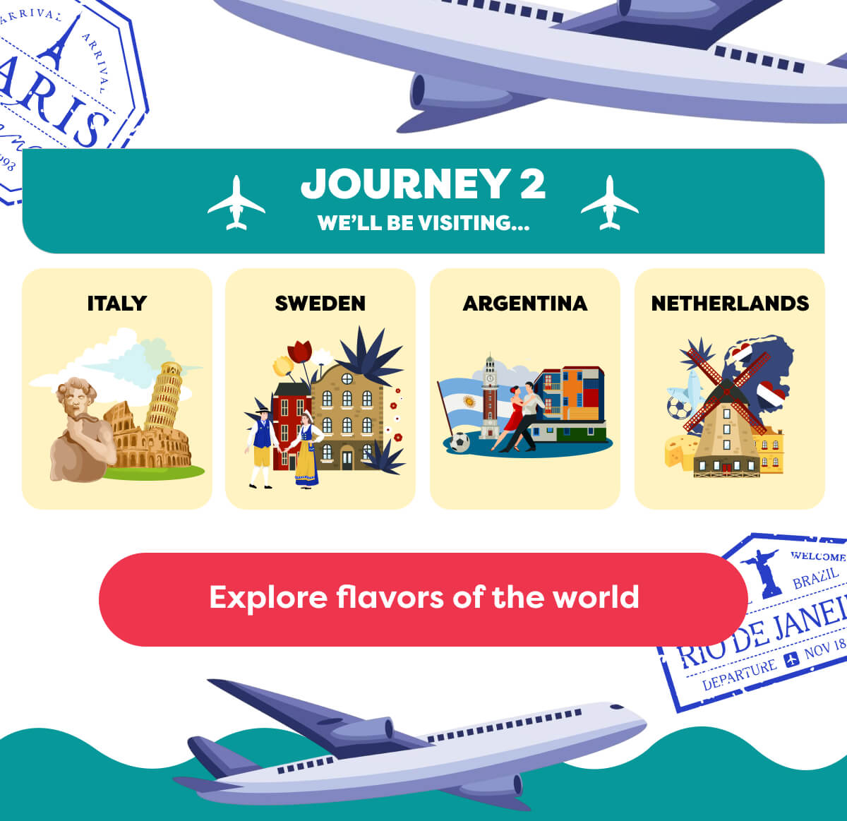 Explore Flavors of the world