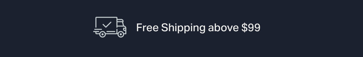 Free Shipping above $99
