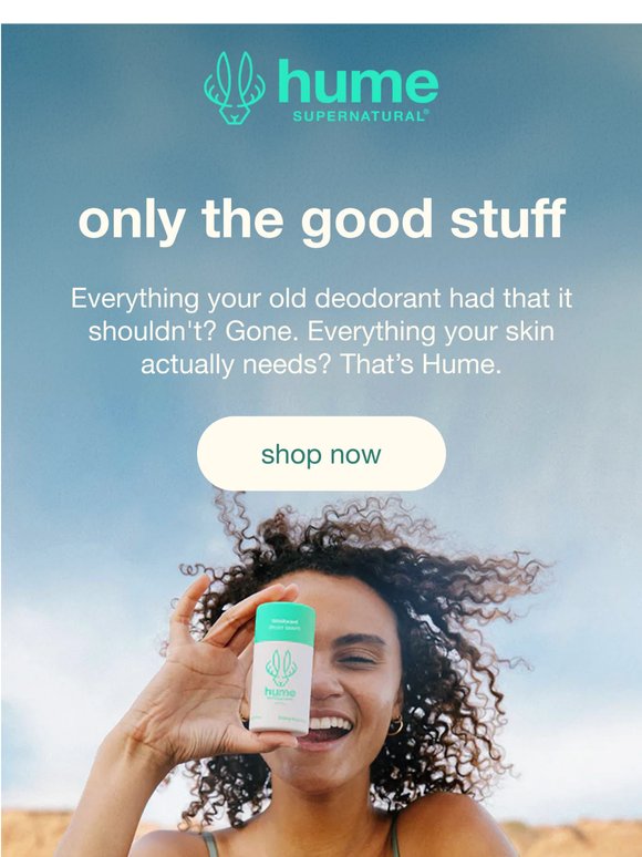 it's not you, it's your deodorant.