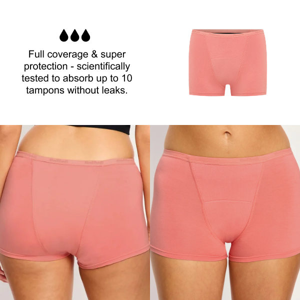 Classic Boyshort - Dusky Coral