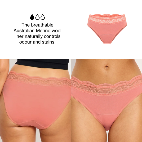 Sensual Hi Waist Bikini - Dusky Coral