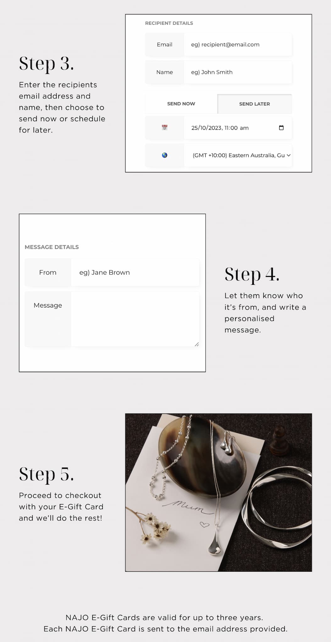 Shop E-Gift Cards