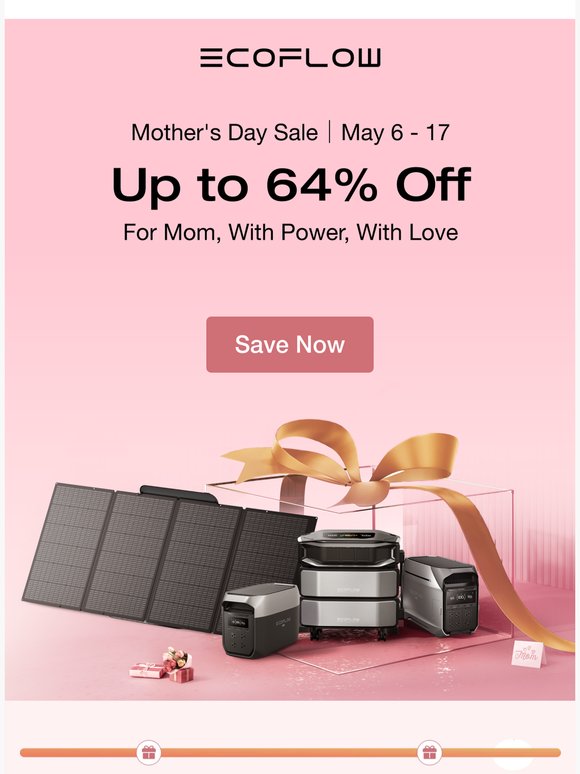 Make Mom’s Day Powerful 💝 Up to 64% Off