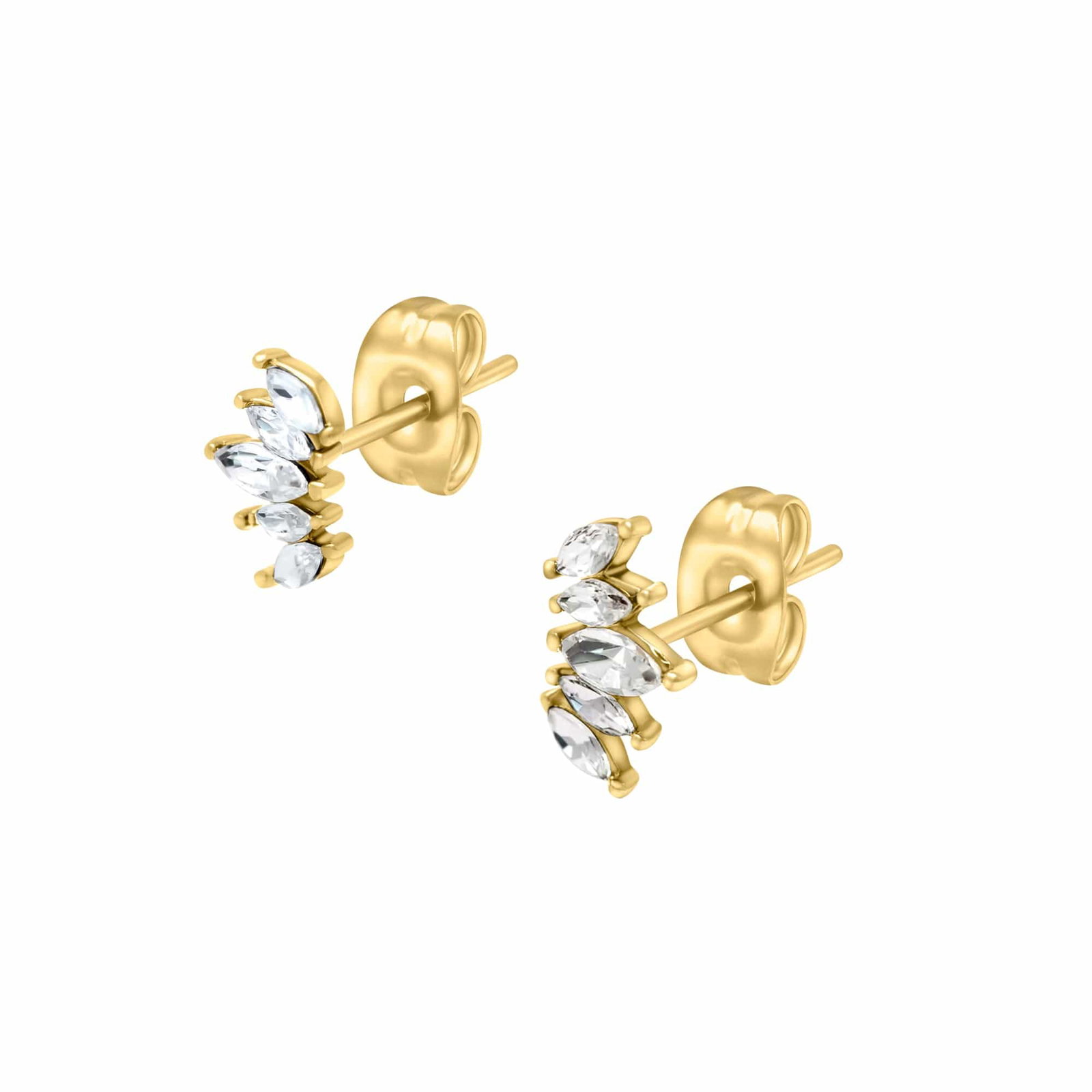 Image of Fan Stud Earrings