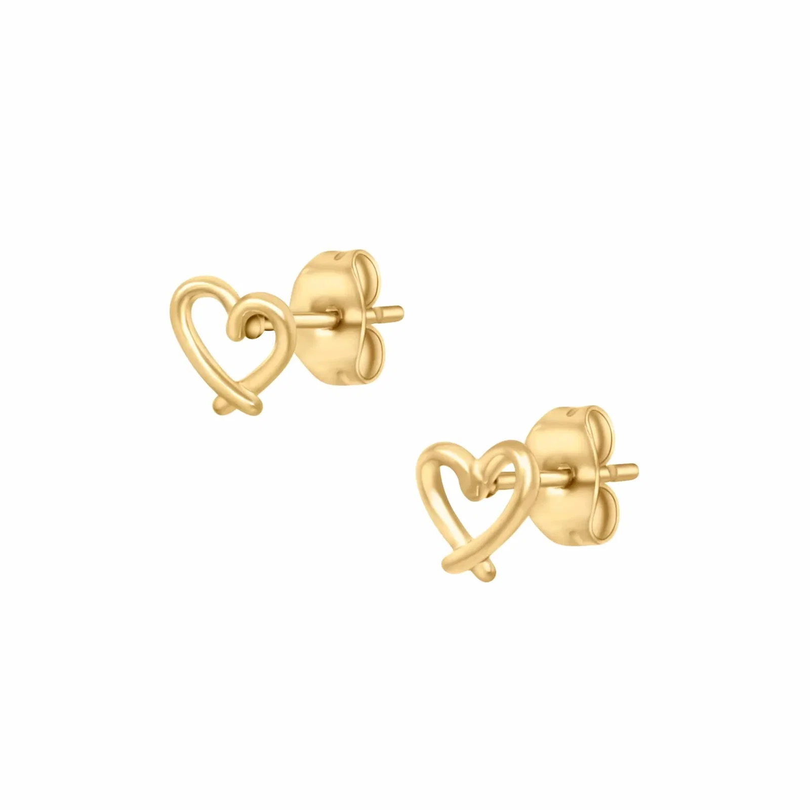 Image of Adorn Heart Stud Earrings