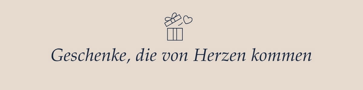 Geschenke, die von Herzen kommen