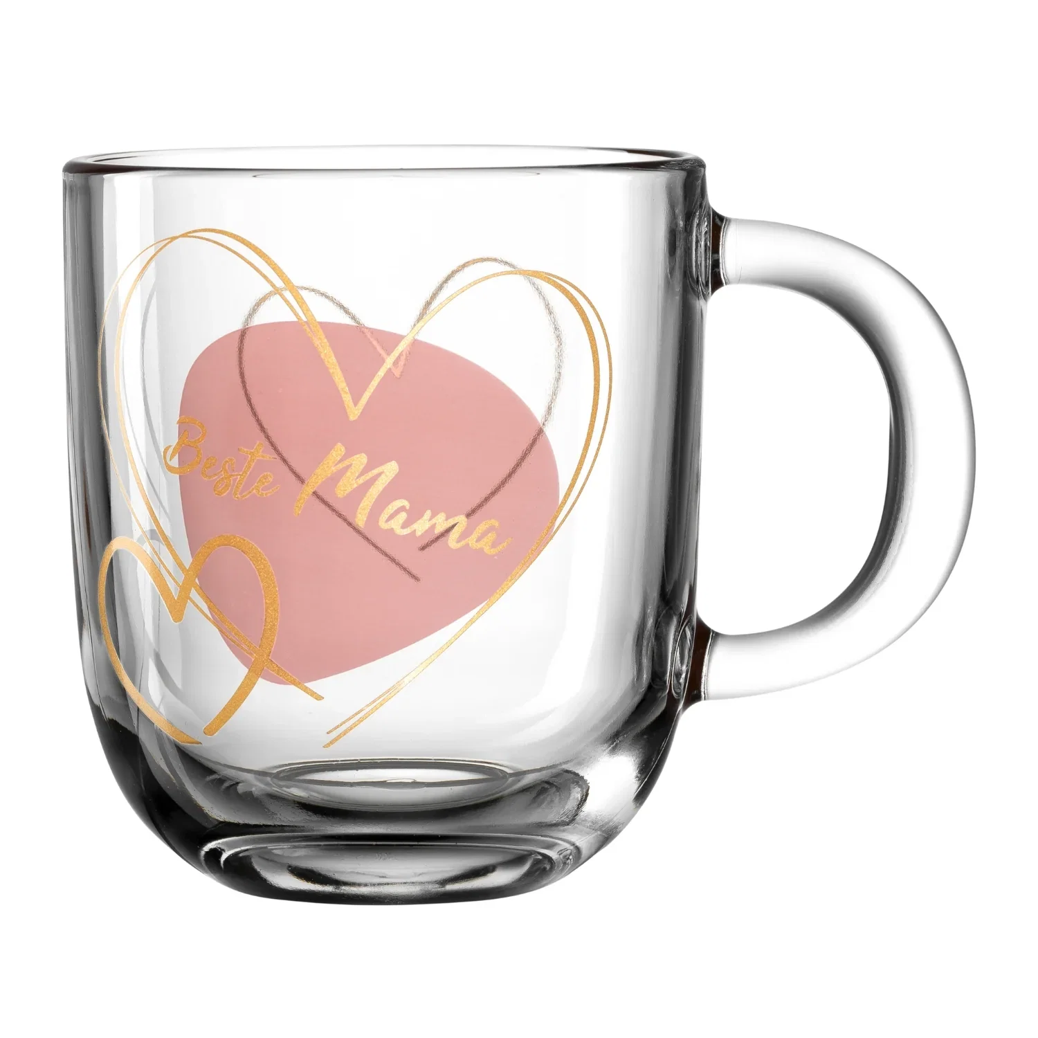 Image of Tasse EMOZIONE 400 ml apricot 'Beste Mama'
